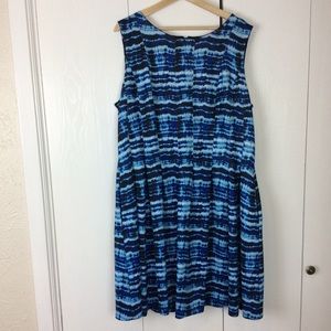 Calvin Klein Fit and Flare Plus Dress Size 20W